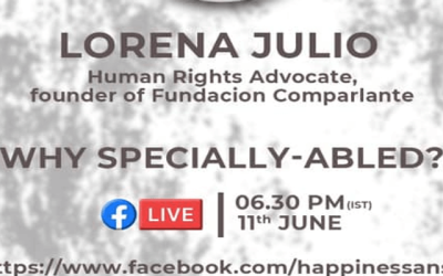 Tune into the ANSH Happiness Society’ online Summer Internship Program as our President Lorena Julio will participate as Guest Speaker under the theme “Why specially-abled?