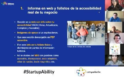 Activate what you have learned in #StartupAbility Online and start with Fundación Comparlante! Tourism and architecture for everyone.