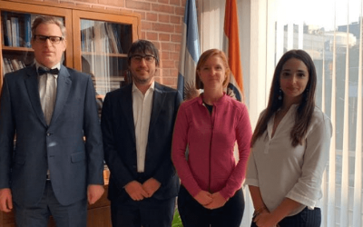 We thank the Permanent Mission of the Argentine Republic in India for a rewarding meeting in reception to our President Lorena Julio at the Embassy in New Delhi