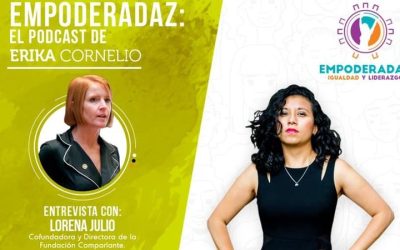 Interview with our President Lorena Julio: “The leadership of women in the processes of entrepreneurship and inclusion” in the Podcast Empoderadaz de Mexico.