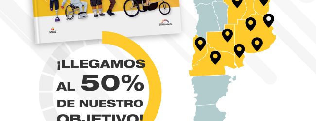 ¡Llegamos al 50% de nuestro objetivo y vamos por más!