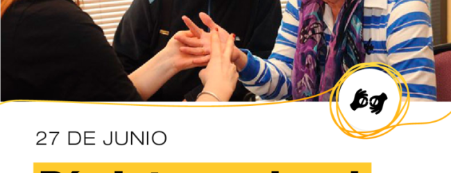 Hoy es el Día Internacional de la Sordoceguera.